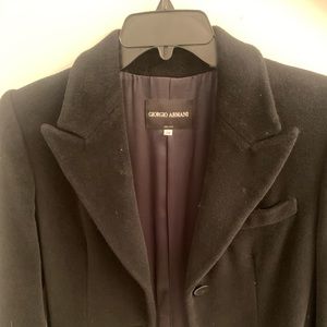 Woman’s Giorgio Armani overcoat